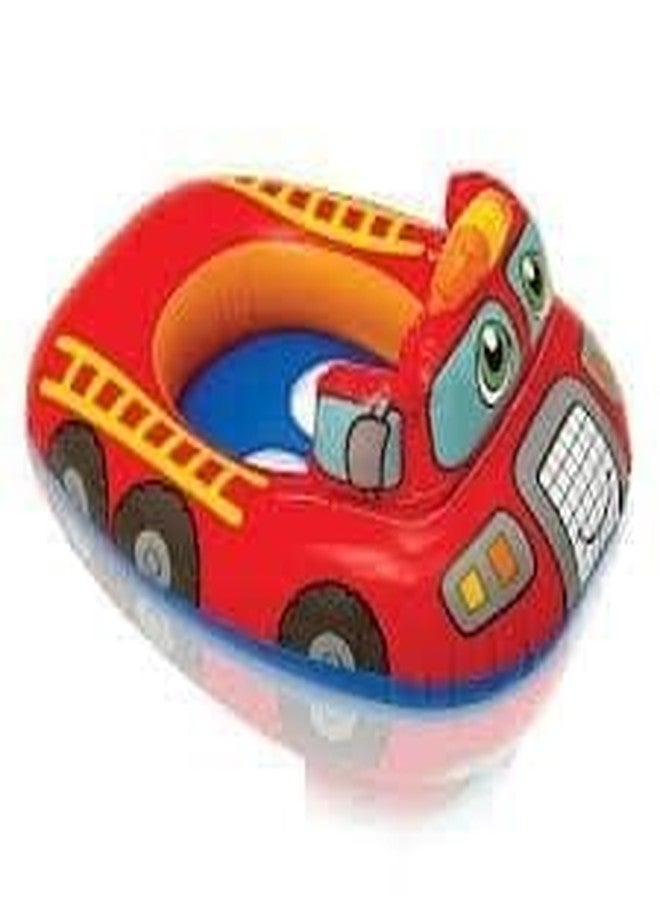 DS ENTERPRISE Swimming Ring Tube, Water Fun, Pool Toy for Kids, Safety Raft Water Pool Floats Inflatable Boat for Baby Pool Party Fun & Baby Learning Swim, Enjoyment Swimming (Boat Car) - Image 1